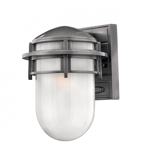Lampada da parete Reef, ematite e vetro, mini