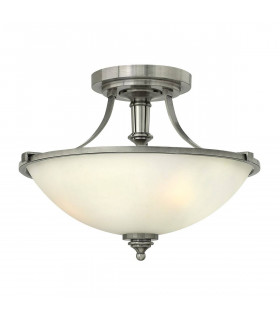 plafonnier ventilateur vintage 2 ampoules e27 max 60w brun patiné