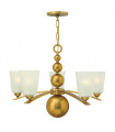 Suspension Zelda, nickel poli, 5 ampoules
