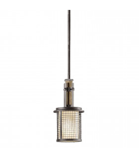 Lampada da parete Ahrendale, ferro e vetro 1 lampadina