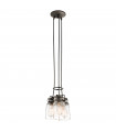 plafonnier ventilateur vintage 2 ampoules e27 max 60w brun patiné