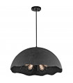 plafonnier ventilateur vintage 2 ampoules e27 max 60w brun patiné