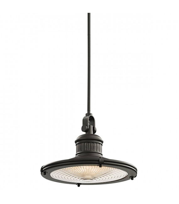 Lampada a sospensione Hatteras Bay, bronzo antico, grande