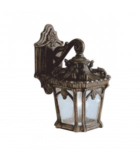 plafonnier ventilateur vintage 2 ampoules e27 max 60w brun patiné