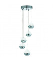 plafonnier ventilateur vintage 2 ampoules e27 max 60w brun patiné