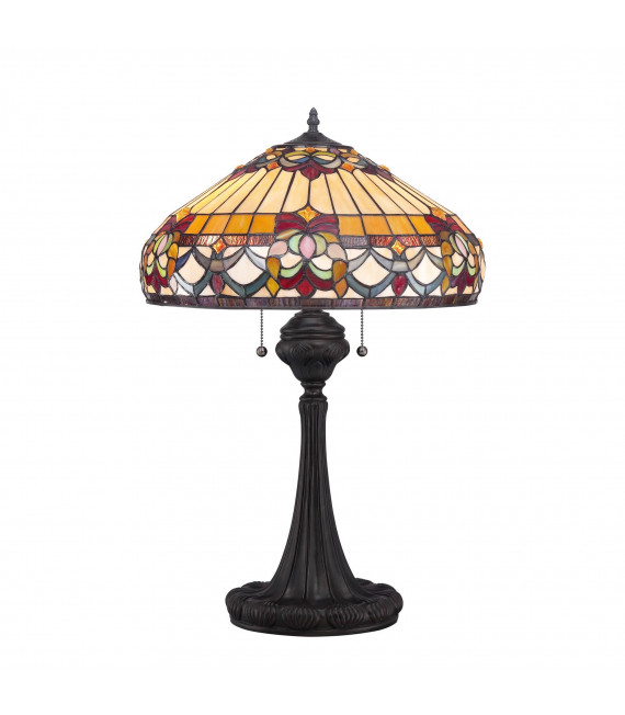 Lampada a sospensione Belle Fleur, bronzo vintage, 4 lampadine