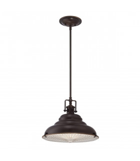 Lampada a sospensione Eastvale, bronzo palladiano, 2 lampadine