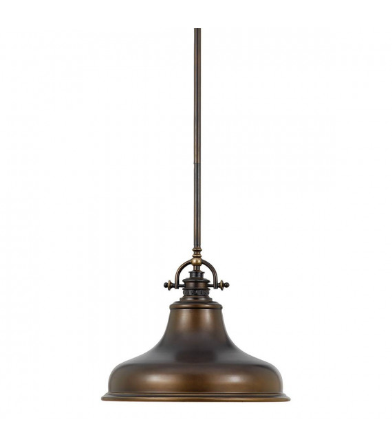plafonnier ventilateur vintage 2 ampoules e27 max 60w brun patiné