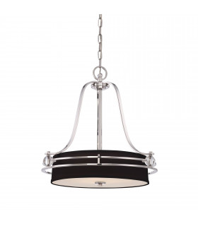 Lampada da parete Gotham, paralumi neri, 1 lampadina