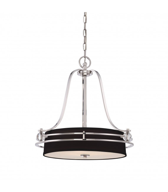 Lampada da parete Gotham, paralumi neri, 1 lampadina