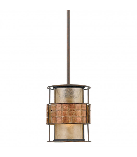 Lampada a sospensione Laguna, rame, 4 lampadine