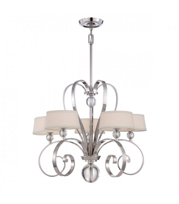 Madison Wandleuchte, kaiserliches Silber, 1 Glühbirne