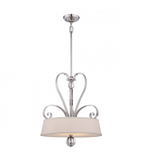 Ciondolo Madison, argento imperiale, 5 lampadine