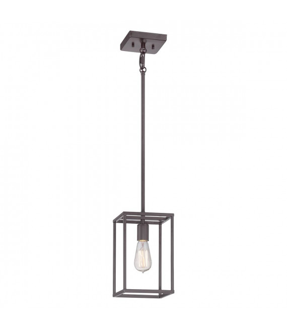 Lampada a sospensione New Harbor, bronzo, 4 lampadine