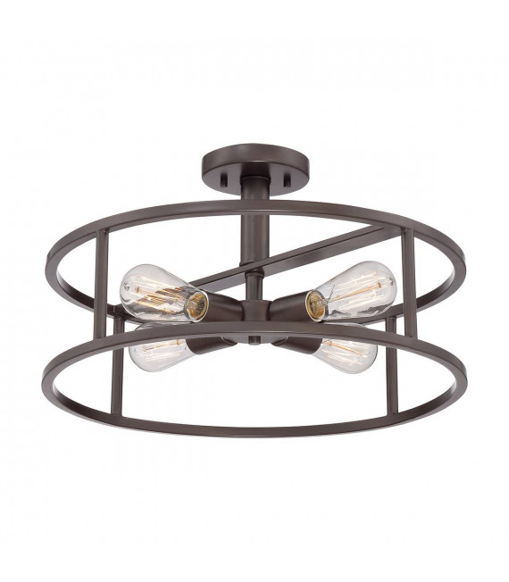 Lampada a sospensione New Harbor, bronzo, 1 lampadina