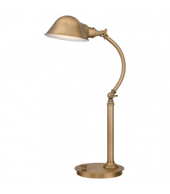 Thompson Stehlampe, antikes Messing