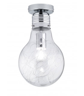 Plafoniera FUTURA cromata 1 lampadina