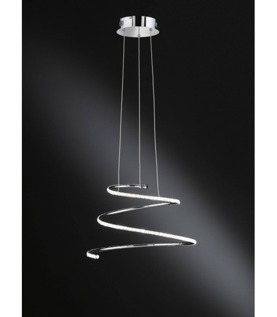 VISIO Chrom Pendelleuchte 1 LED-Lampe