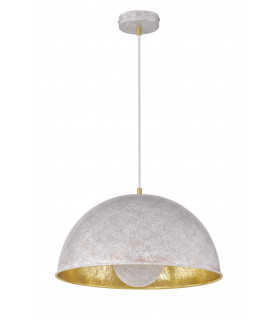 Lampada a sospensione MONA grigia 1 lampadina