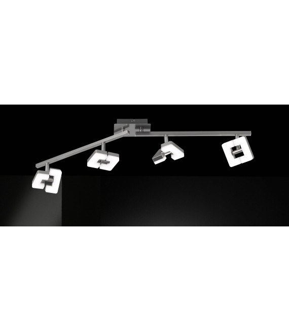 ZARA Matt Nickel Scheinwerfer 4 LED-Lampen