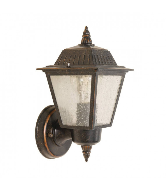plafonnier ventilateur vintage 2 ampoules e27 max 60w brun patiné