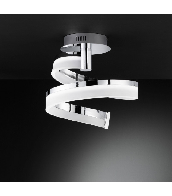 FARE plafón cromo 1 bombilla LED