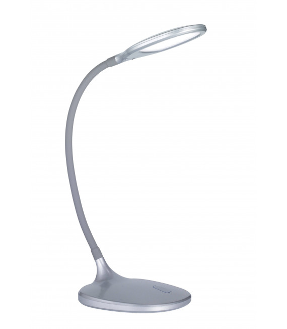 Lámpara de mesa YAVA plata 1 bombilla LED