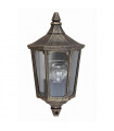 plafonnier ventilateur vintage 2 ampoules e27 max 60w brun patiné