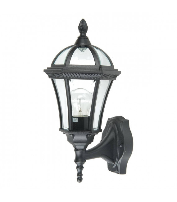 Lampada da parete Burford, nera