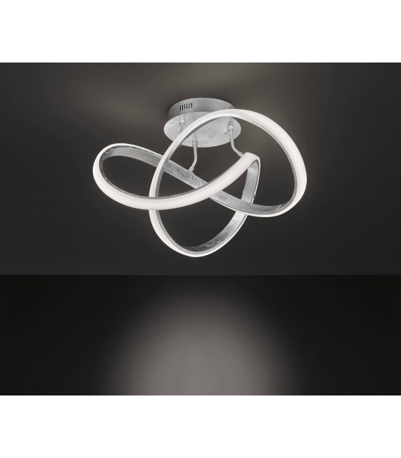 Lampada da soffitto INDIGO argento 1 lampadina a LED