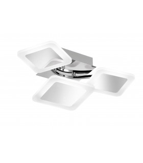 IMPULS plafón cromado 1 bombilla LED