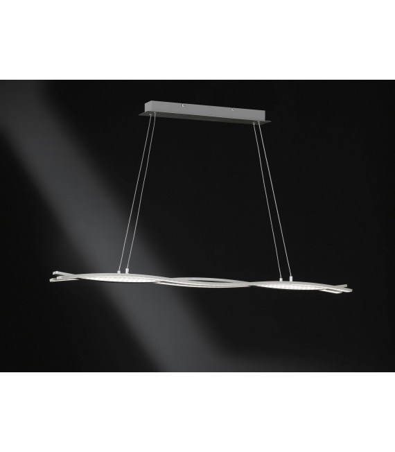 SEGURA Pendelleuchte aus eloxiertem Nickel 3 LED-Lampen