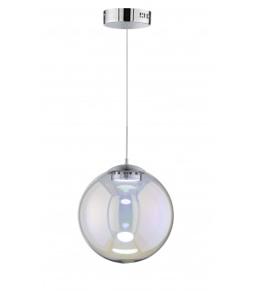 Lampada a sospensione Grace cromata 1 lampadina a LED