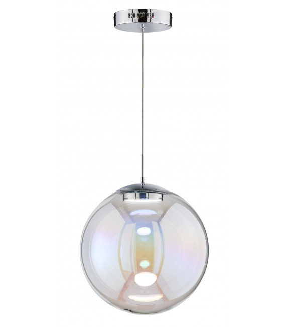 Lampada a sospensione Grace cromata 1 lampadina a LED