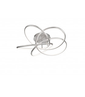 RISA silberne Deckenleuchte 1 LED-Lampe