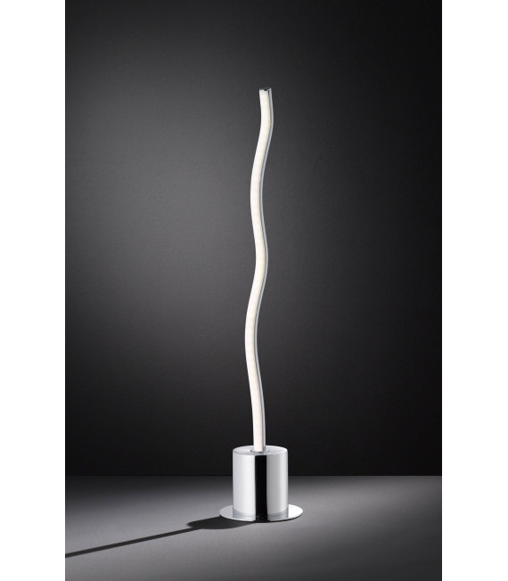 Lampada da terra LINEE cromata 1 lampadina a LED