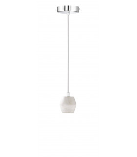 Lampada a sospensione LUUM grigio chiaro 1 lampadina