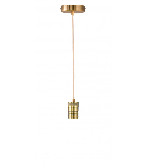 Lampada a sospensione NALA in ottone 1 lampadina