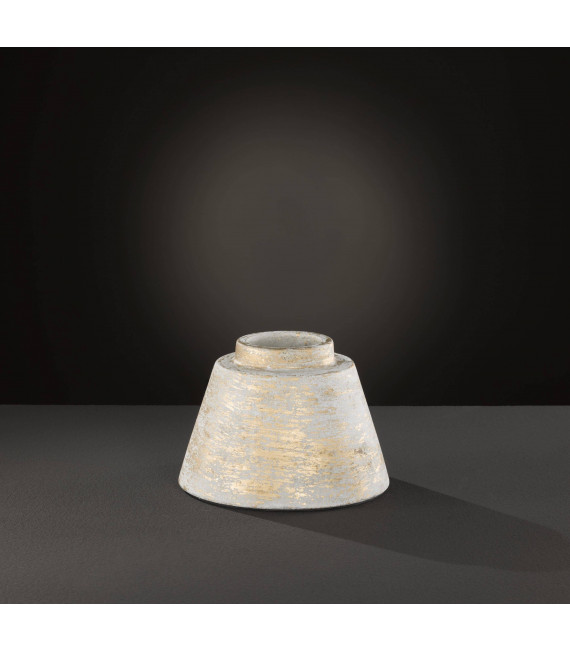 BORG Tischlampe grau 1 Glühbirne