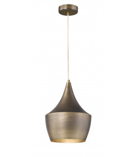 Lampada a sospensione VANN marrone chiaro 1 lampadina