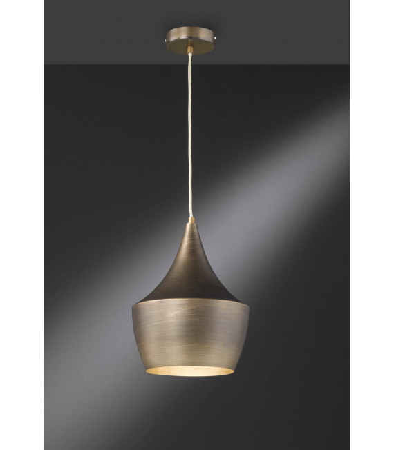 Lampada a sospensione VANN marrone chiaro 1 lampadina