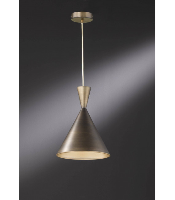 Lampada a sospensione ANUR marrone chiaro 1 lampadina