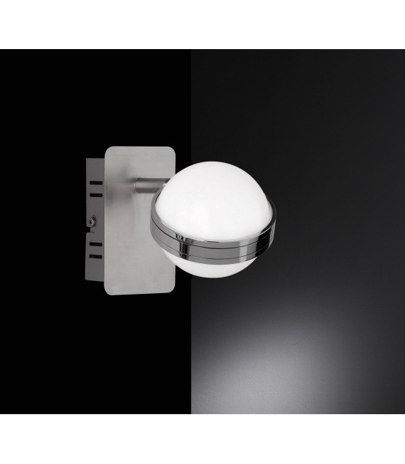WORLD Spot Matt Nickel / Chrom 1 LED-Lampe