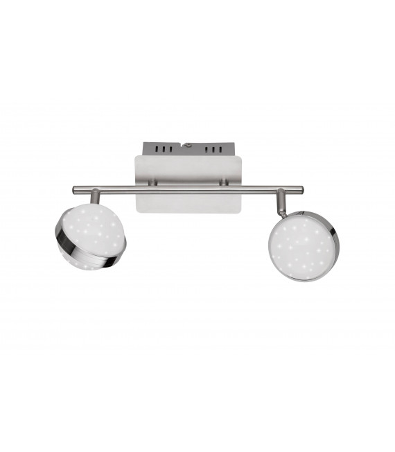 WORLD Spot Matt Nickel / Chrom 2 LED-Lampen