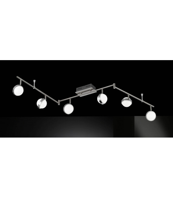 WORLD Spot Matt Nickel / Chrom 6 LED-Lampen