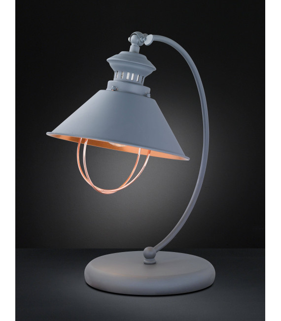 FLORENZ graue Tischlampe 1 Glühbirne