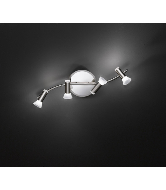 LANA Spot Matt Nickel / Chrom 4 LED-Lampen