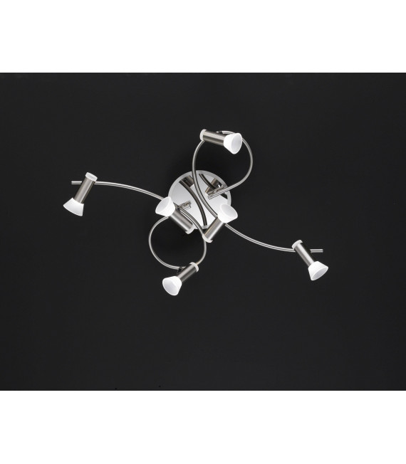 LANA Spot Matt Nickel / Chrom 6 LED-Lampen