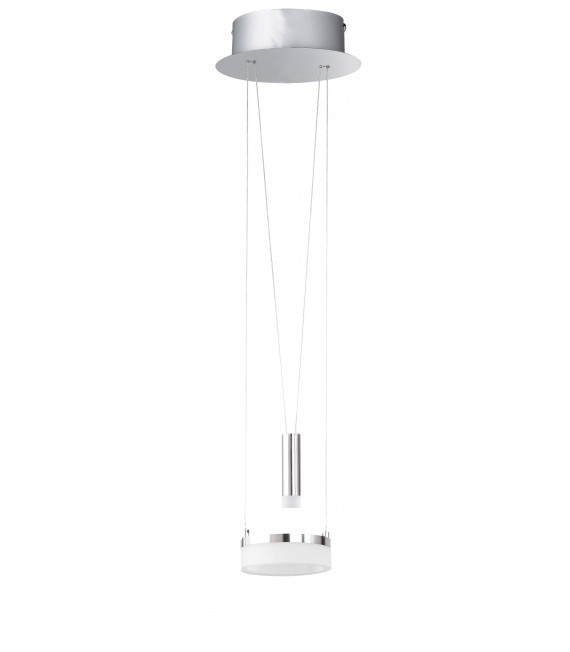 JESSE matt Nickel / Chrom Pendelleuchte 1 LED-Lampe