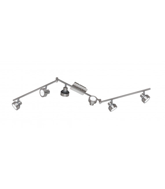 LOCAL Spot Nickel Matte / Chrom 6 LED-Lampen